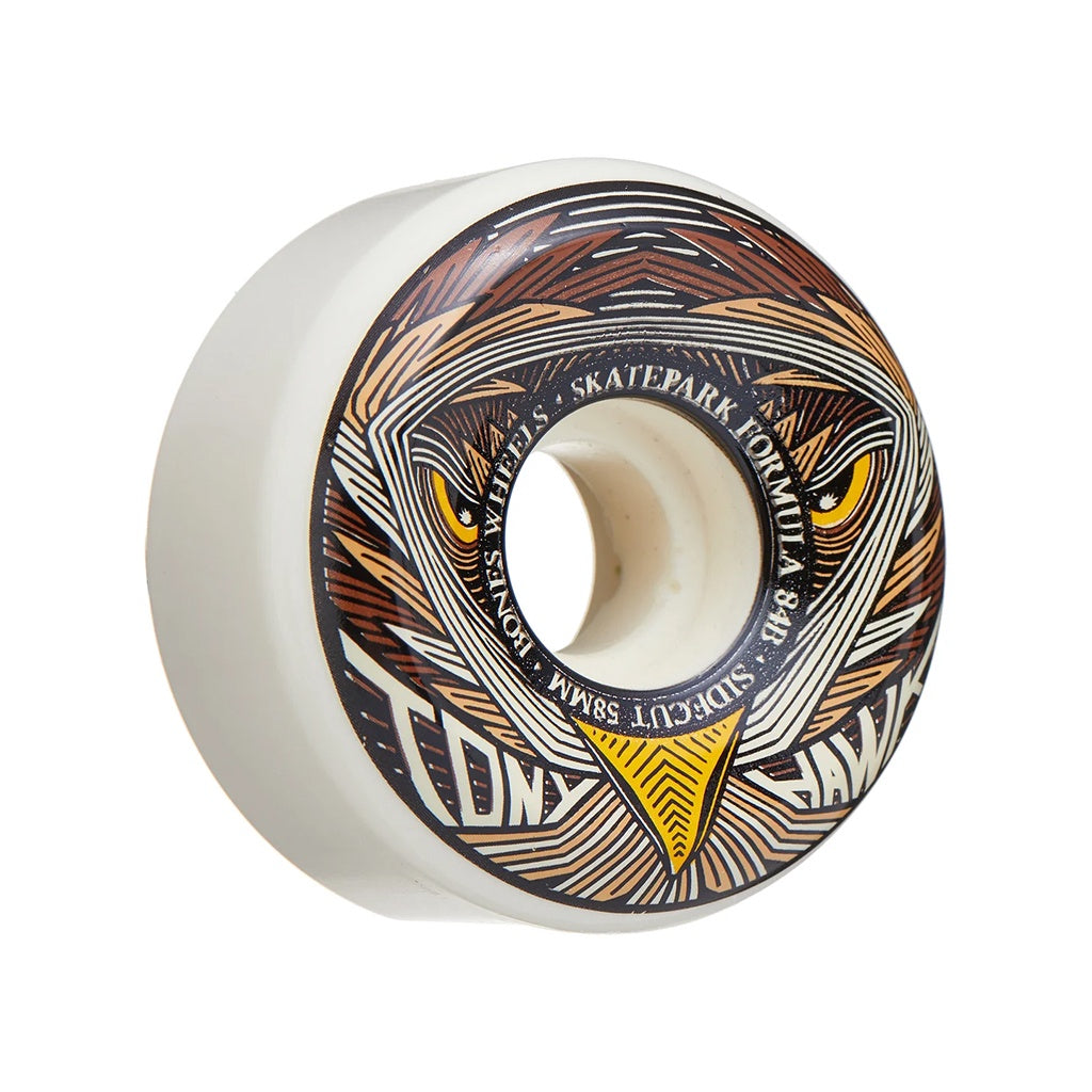 Bones x Tony Hawk | Night Hawk Pro SPF Formula Sidecut Skateboard Wheels. 58mm x 84b/104a