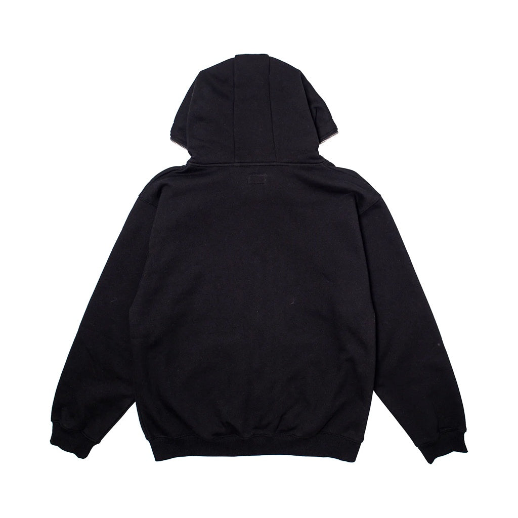 Hoddle | Full Zip Hood. Black