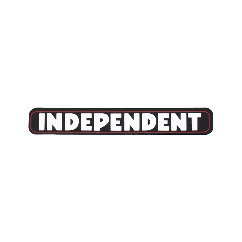 Independent | Bar Logo Sticker. Large / 8" x 1.125"