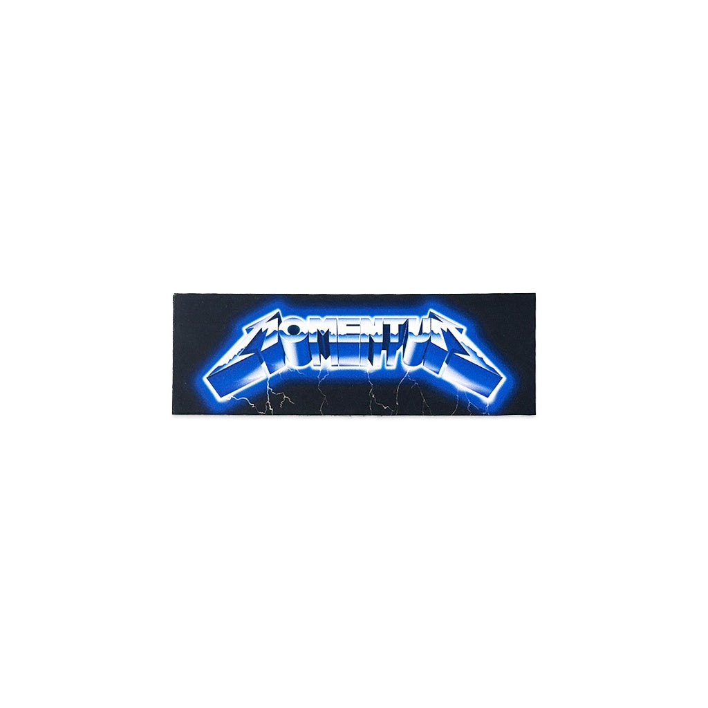 Momentum | Metal Series Sticker. 10cm x 3cm