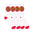 Santa Cruz | Boys Classic Dot 4 Pack Crew Socks. 2-8