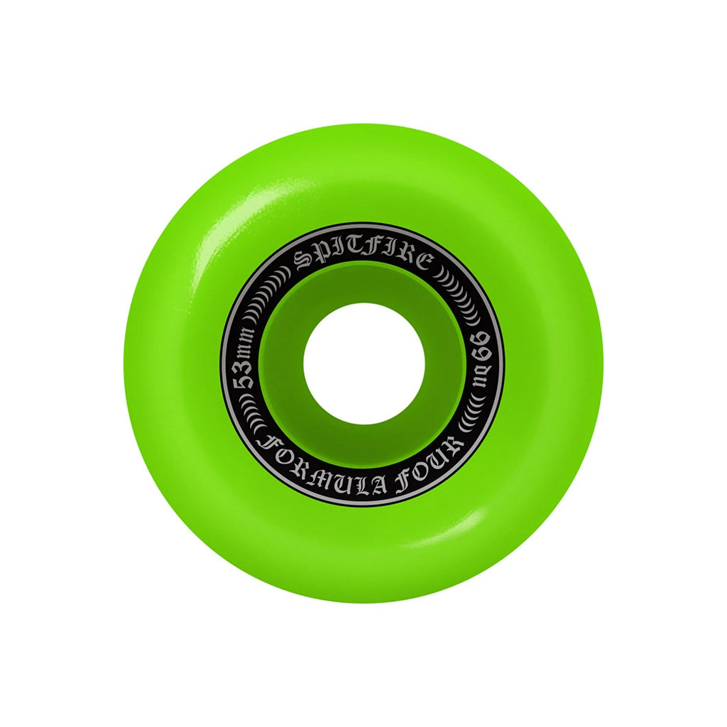 Spitfire | Formula Four F4 OG Classic Swirl Skateboard Wheels. Green/53mm x 99a