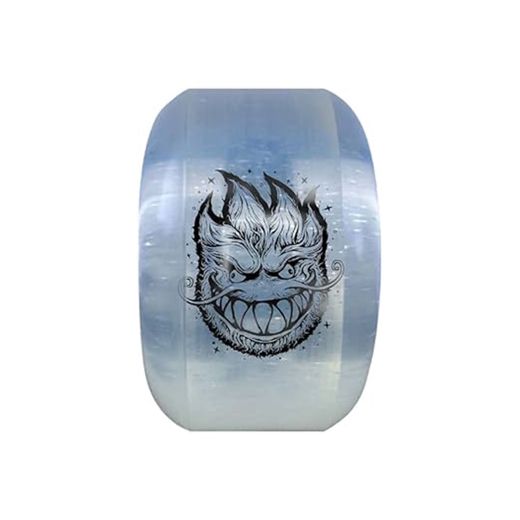 Spitfire x Grimple Stix | Sapphires Grimple Dust Cruiser Skateboard Wheels. Clear-Glitter / 58mm x 90a