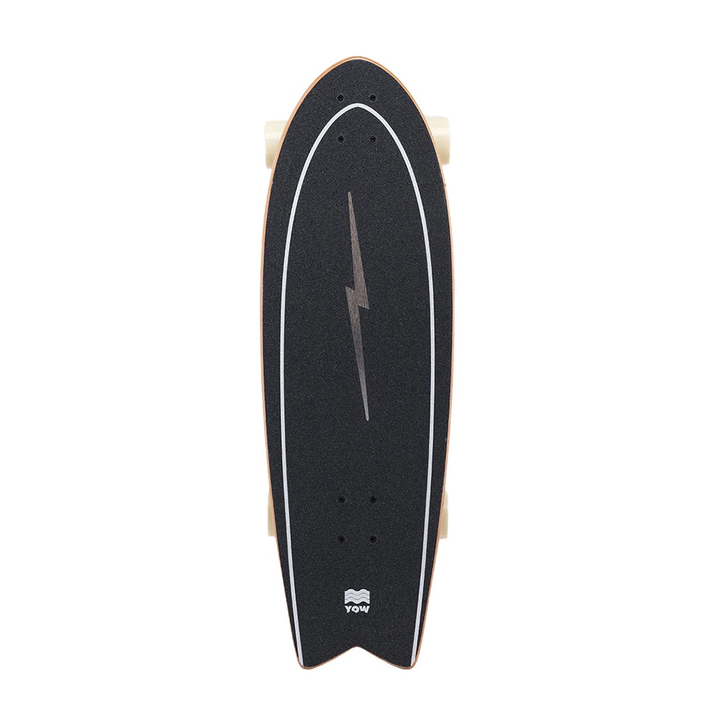 Yow | Power Surfing Series Pipe SurfSkate Complete Skateboard. 10" x 32"