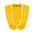 FCS | Essential Series T3 Eco Three Piece Traction / Tail Pad