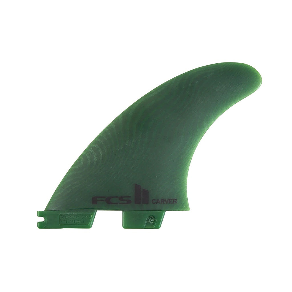 FCS2 | Carver Neo Glass Medium Tri Fin Set. Eucalyptus