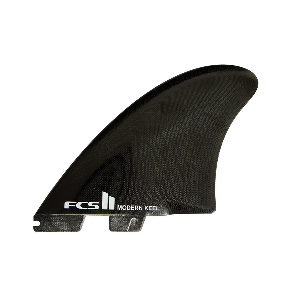 FCS2 | Modern Keel Performance Glass XL Twin Fin Set. Black