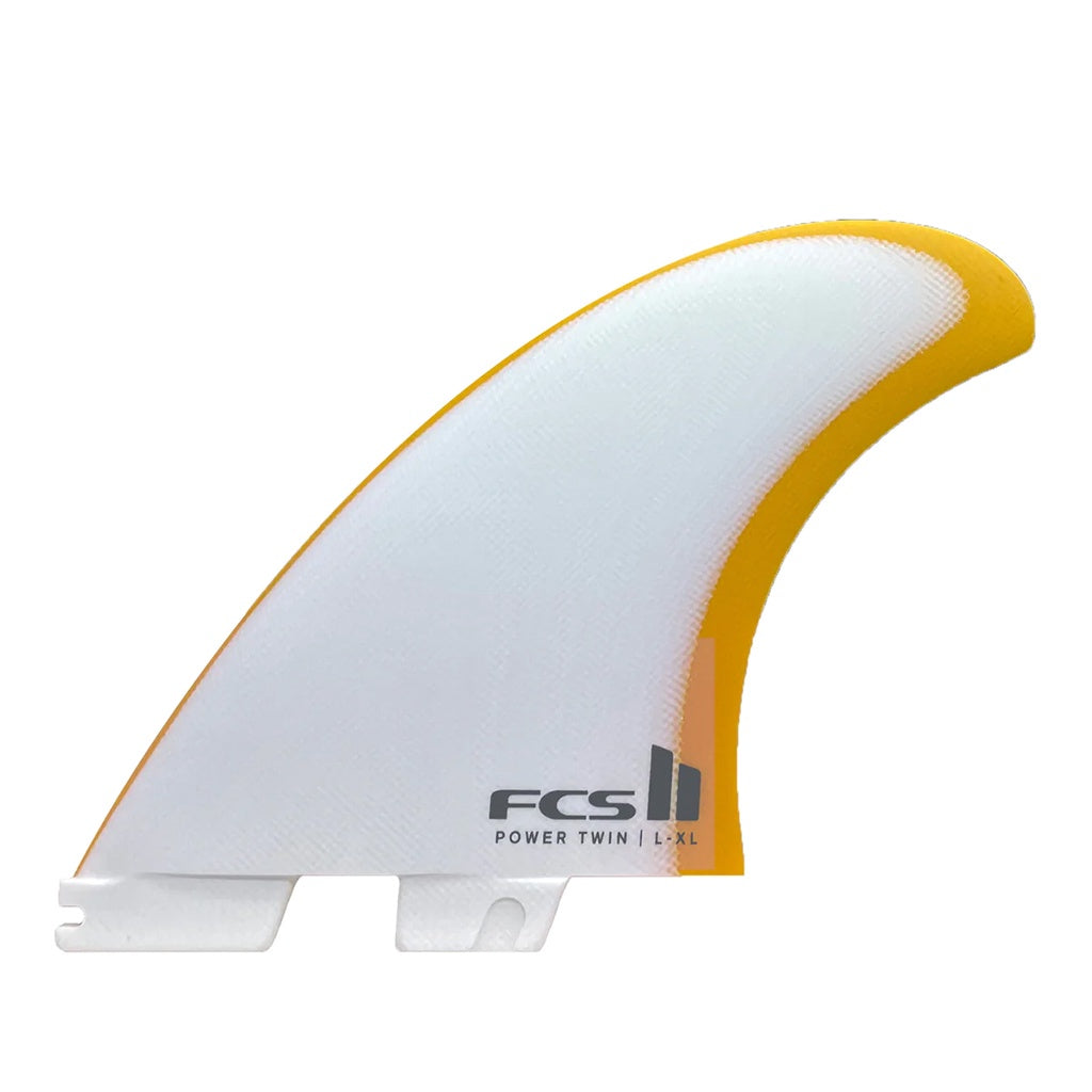 FCS2 | Power Twin PG LGE - XLG Twin Fin Set. Mango