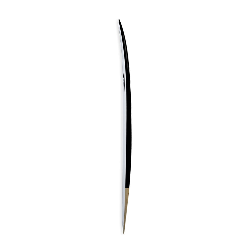 Firewire x Rob Machado | Seaside Swallow Tail Quad Surfboard. Helium Core / Fibreglass Lamination