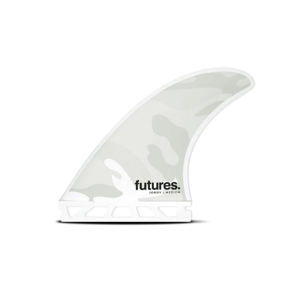 Futures x Jordy Smith | Jordy Signature HC Medium Tri Fin Set. White/Black Camo