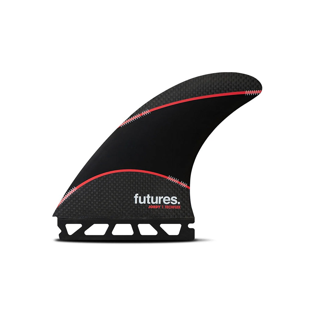 Futures x Jordy Smith | Jordy Signature 3.1 Techflex Large Tri Fin Set. Black
