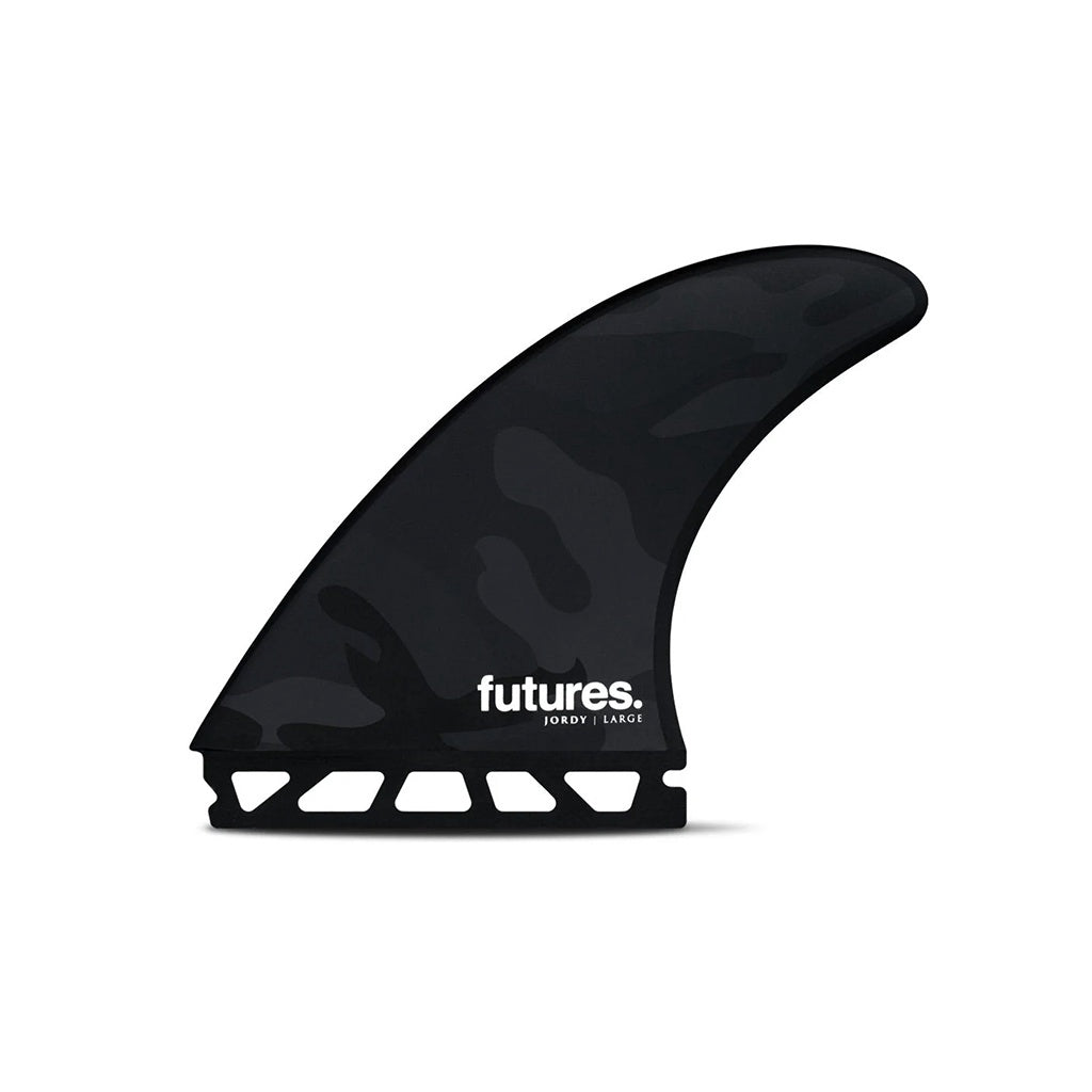 Futures x Jordy Smith | Jordy Signature HC Large Tri Fin Set. Black/White Camo