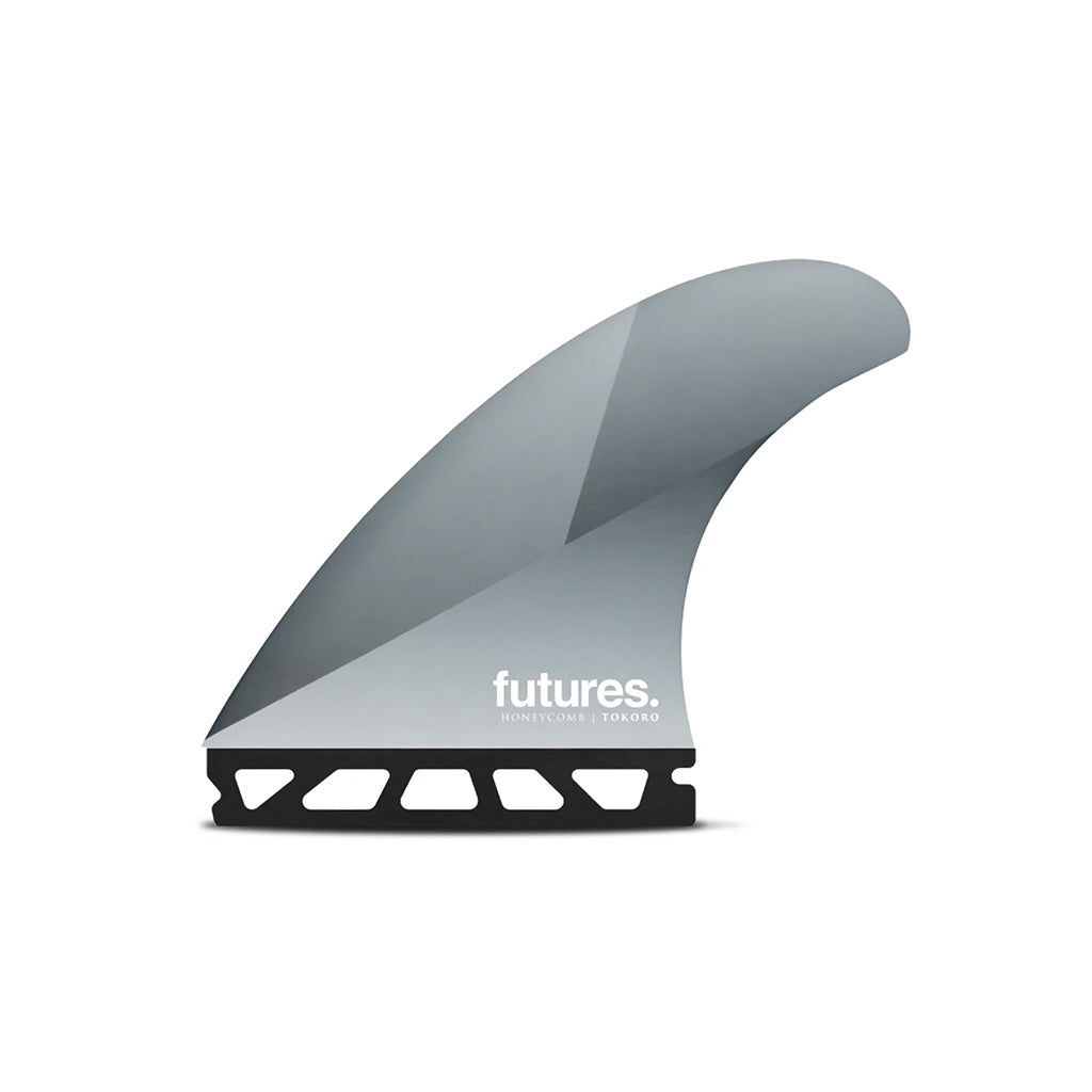 Futures x Wade Tokoro | Tokoro Honeycomb Medium Tri Fin Set. Grey