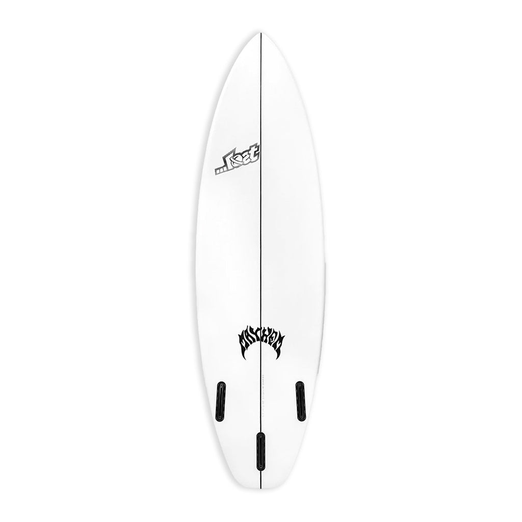 Lost Surfboards by Mayhem | Driver 3.0 Squash Tail Fibreglass Surfboard. White / Clear