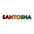 Santosha | Foreshore Vinyl Die Cut Sticker. 170mm x 30mm