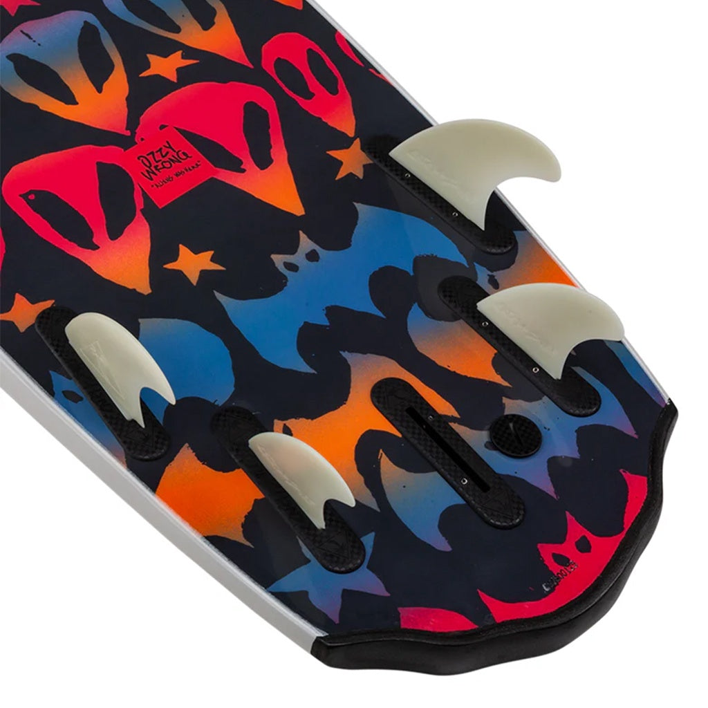 Catch Surf x Ozzy Wright | Odysea Fat Bat Ozzy Wrong Pro 5 Fin Softboard Surfboard. 5'2" / 38 Litres