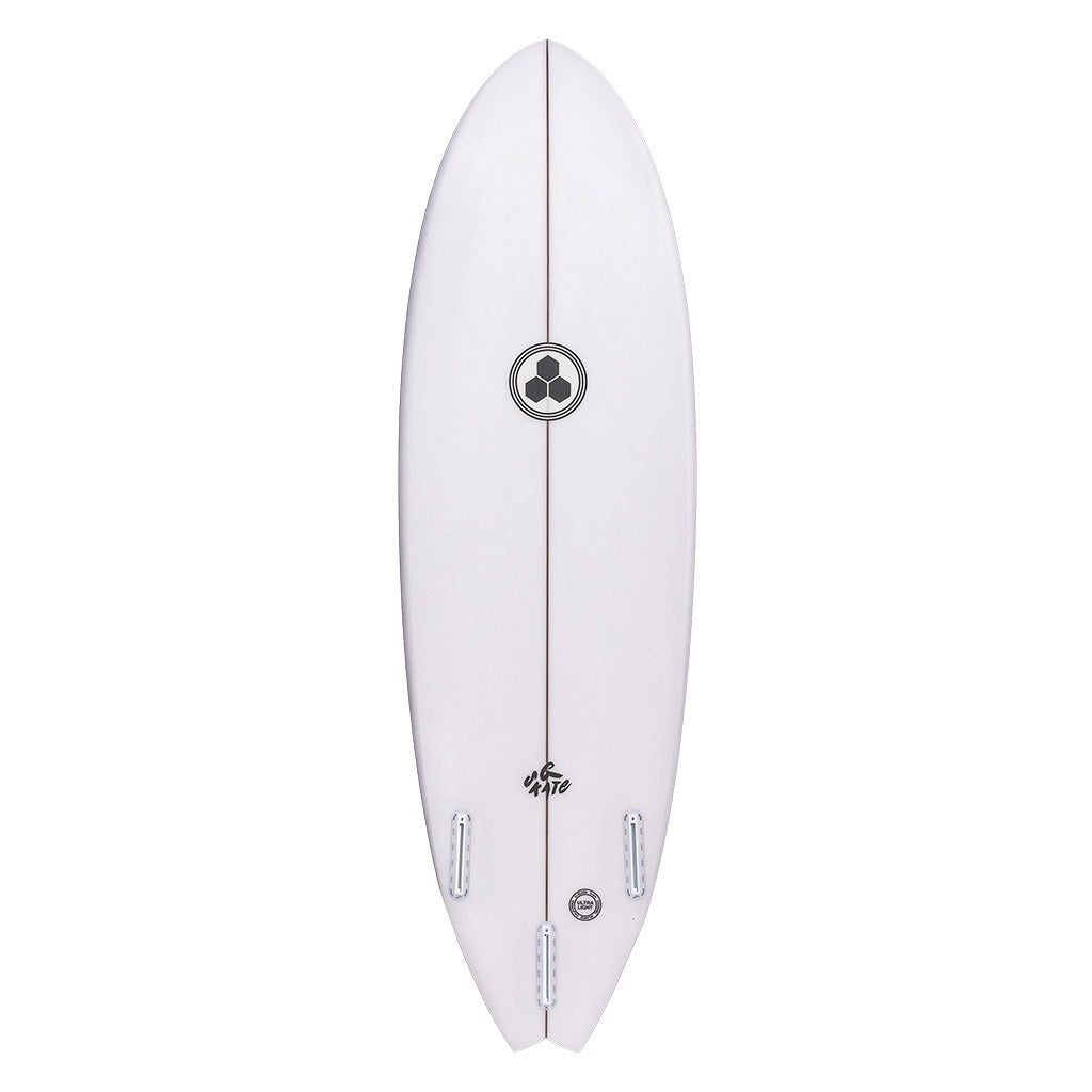 Channel Islands | G-Skate Fibreglass Surfboard. White/Clear