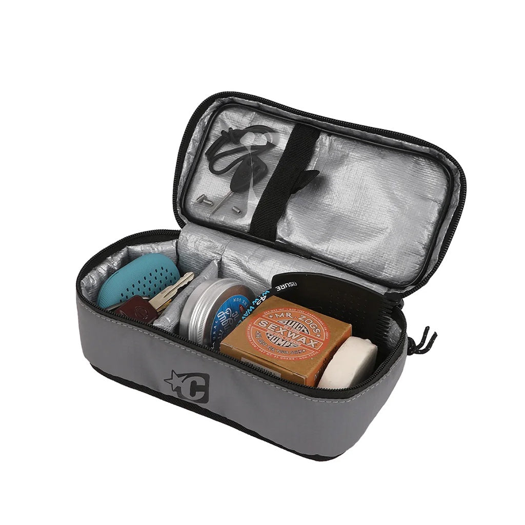 Creatures of Leisure | Day Use 2 Litre Insulated Wax / Surf Accessory Kit. Titanium