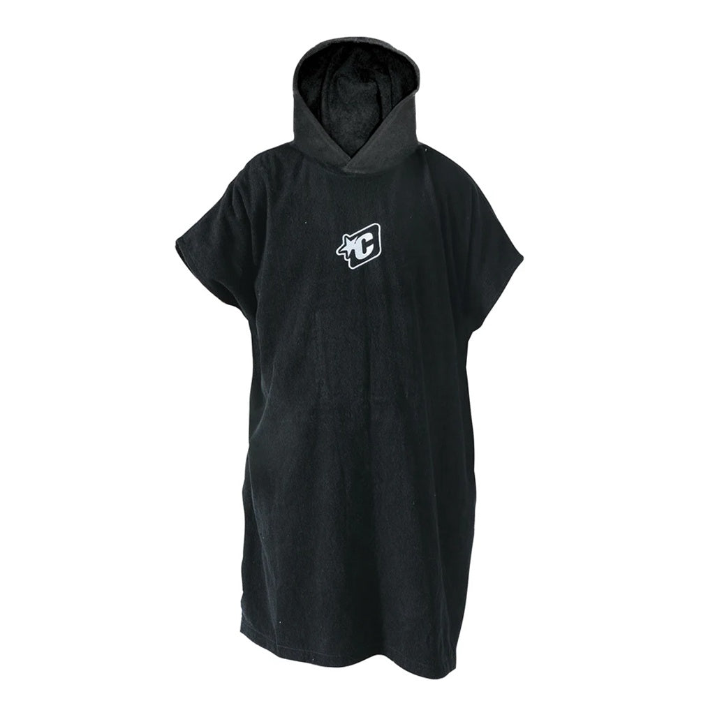 Creatures of Leisure | Icon Cotton Hooded Poncho. Black Available Online and In Store at Vidlers In Cottesloe, Western Australia.
