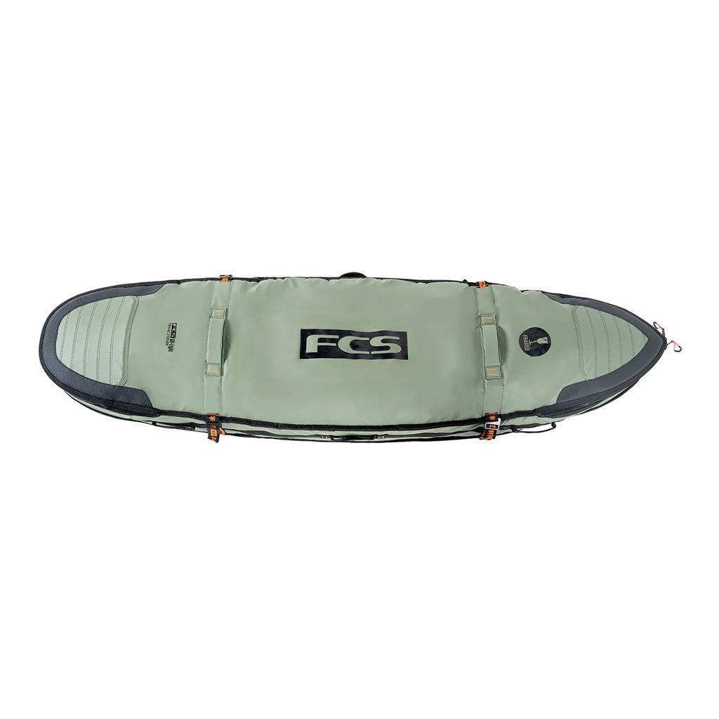 FCS | 6'3" GO-Light Travel 2 Shortboard / Fish Double Surfboard Cover