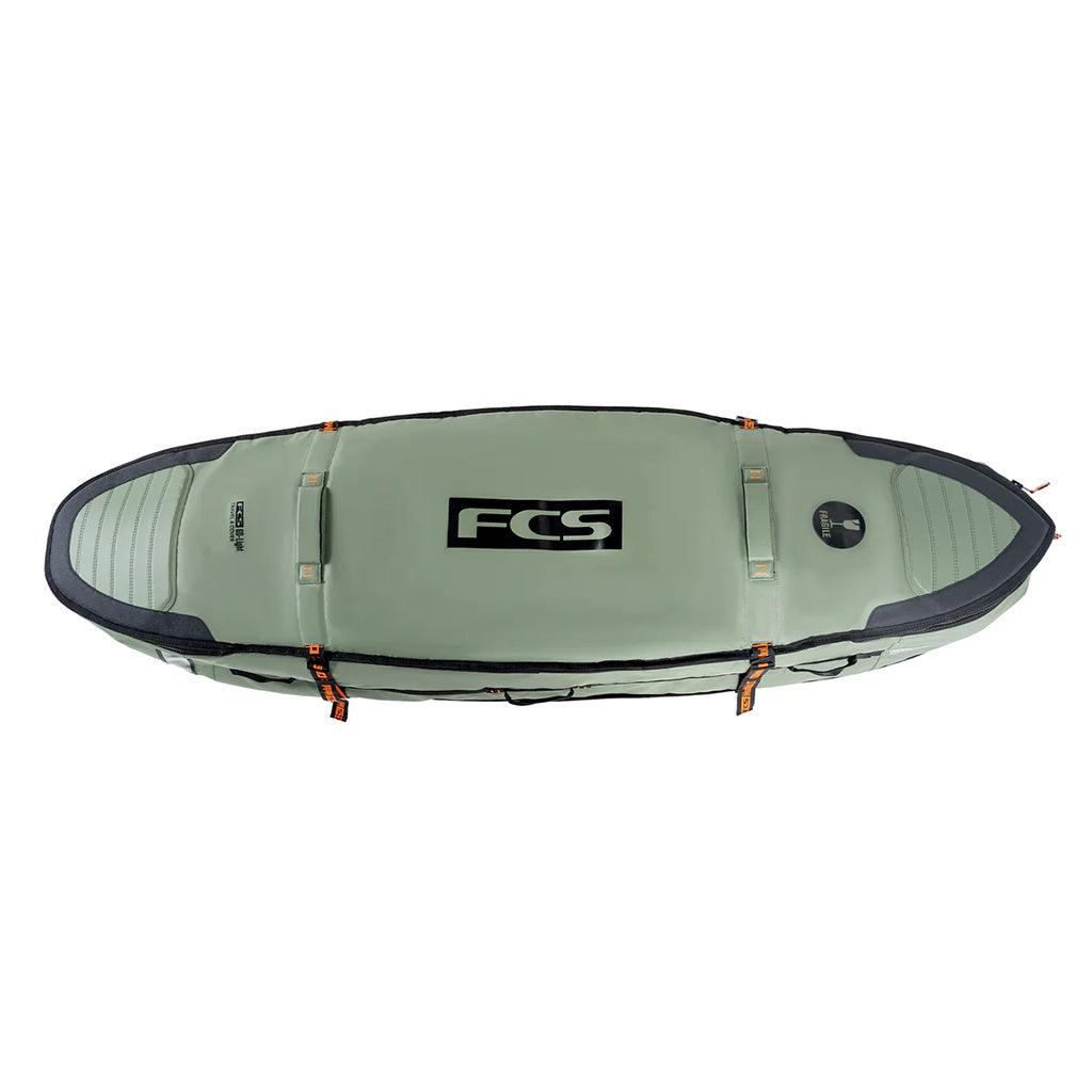 FCS | 6'7" GO-Light Travel 3 Shortboard / Fish Triple Wheelie Surfboard Cover