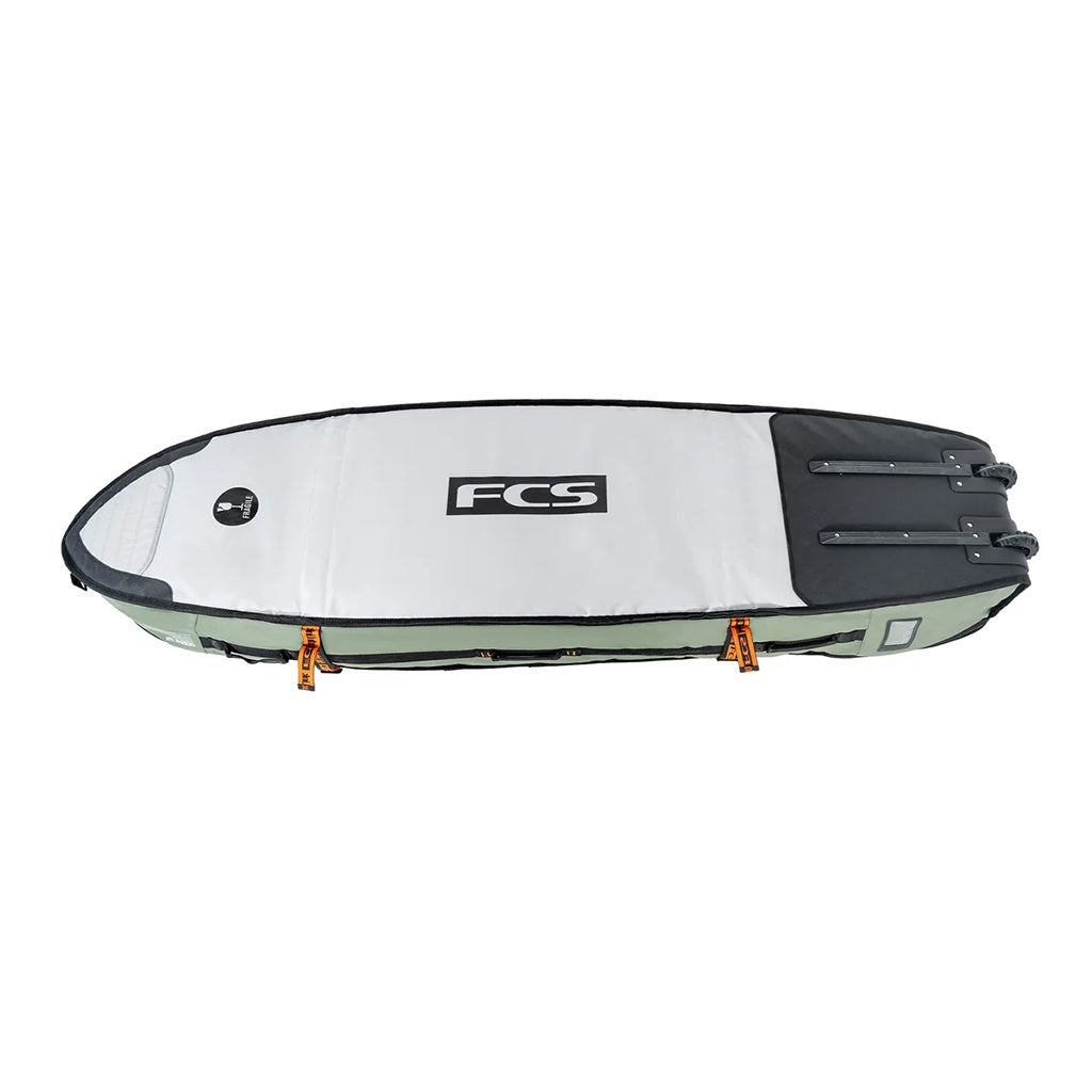 FCS | 6'7" GO-Light Travel 3 Shortboard / Fish Triple Wheelie Surfboard Cover