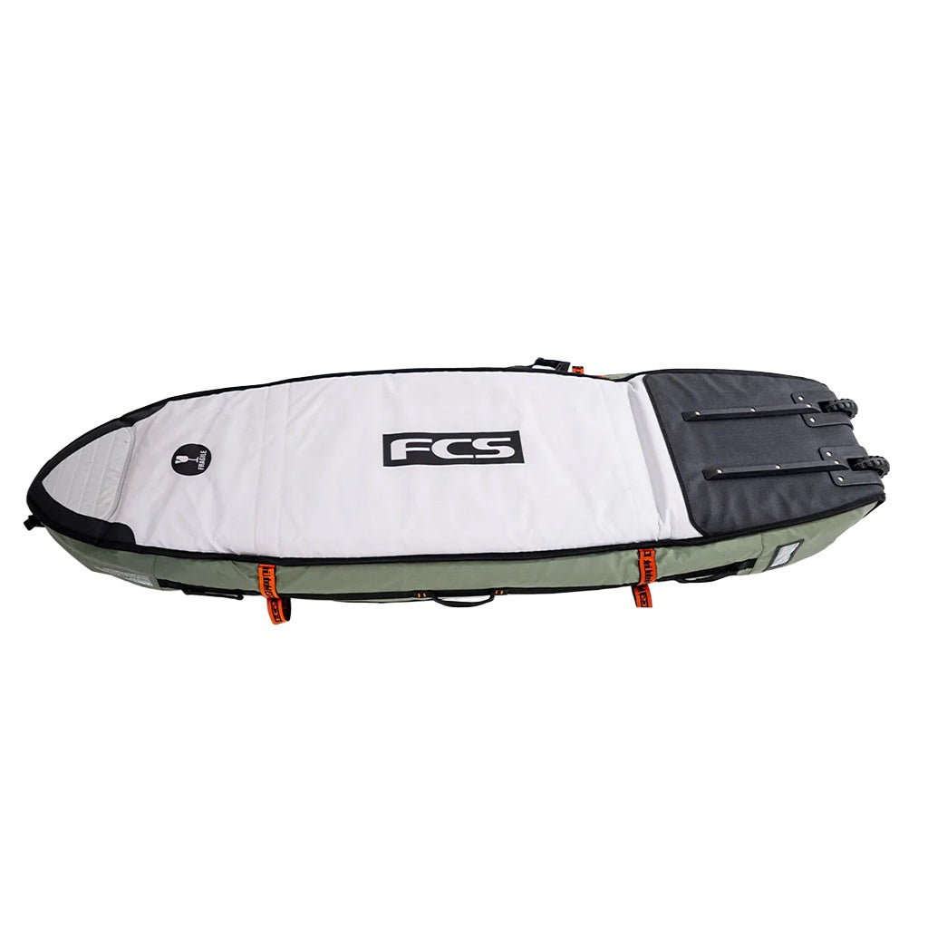 FCS | 6'7" GO-Light Travel 3 Shortboard / Fish Triple Wheelie Surfboard Cover