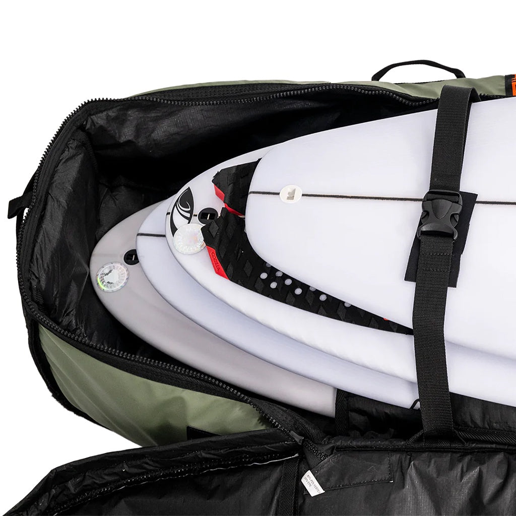 FCS | 6'7" GO-Light Travel 3 Shortboard / Fish Triple Wheelie Surfboard Cover