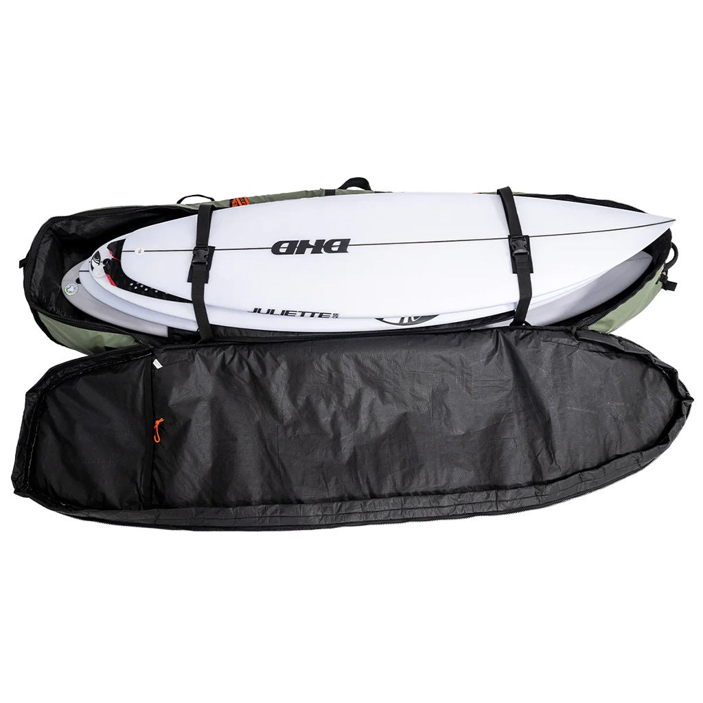 FCS | 6'7" GO-Light Travel 4 Shortboard / Fish Quad Wheelie Surfboard Cover