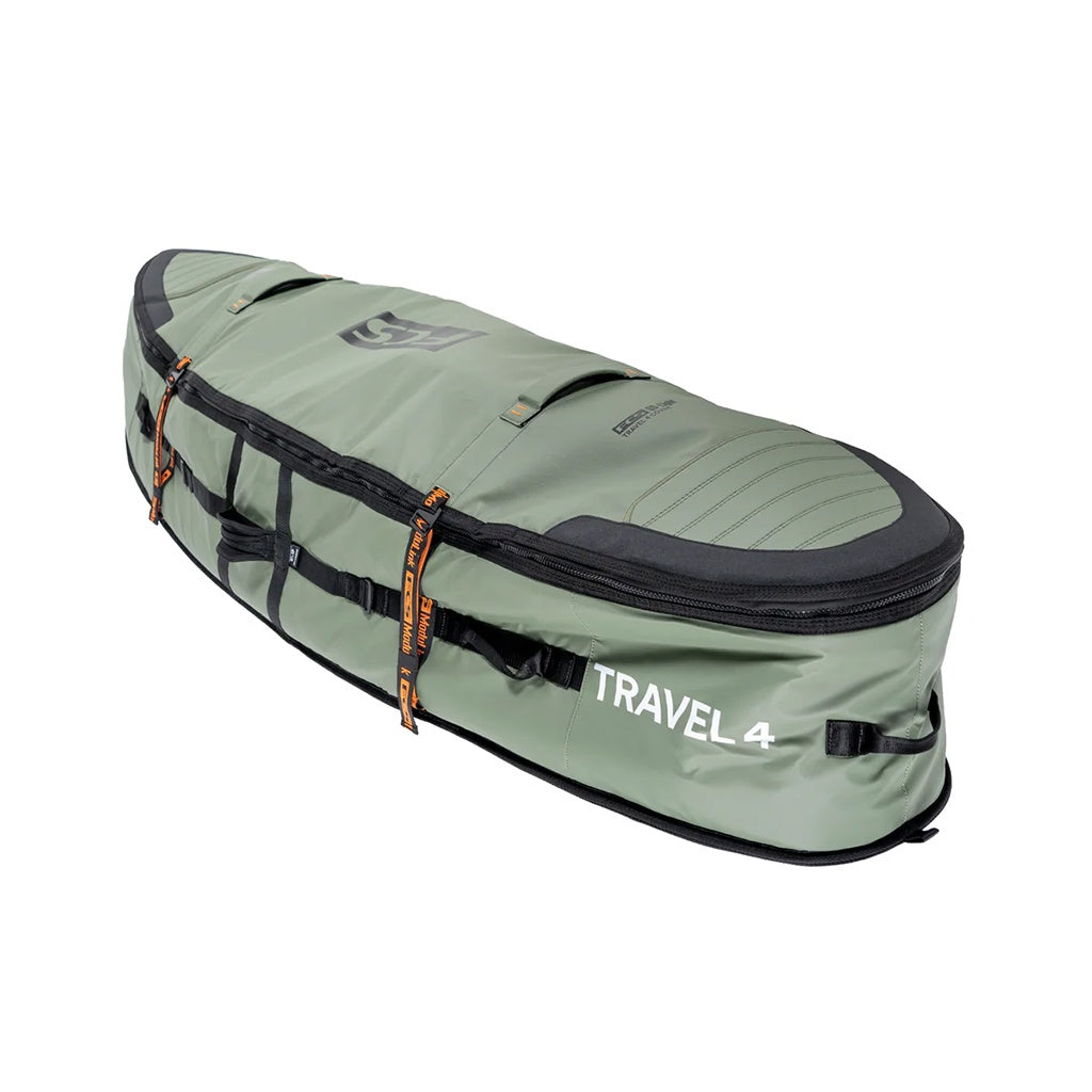 FCS | 6'7" GO-Light Travel 4 Shortboard / Fish Quad Wheelie Surfboard Cover