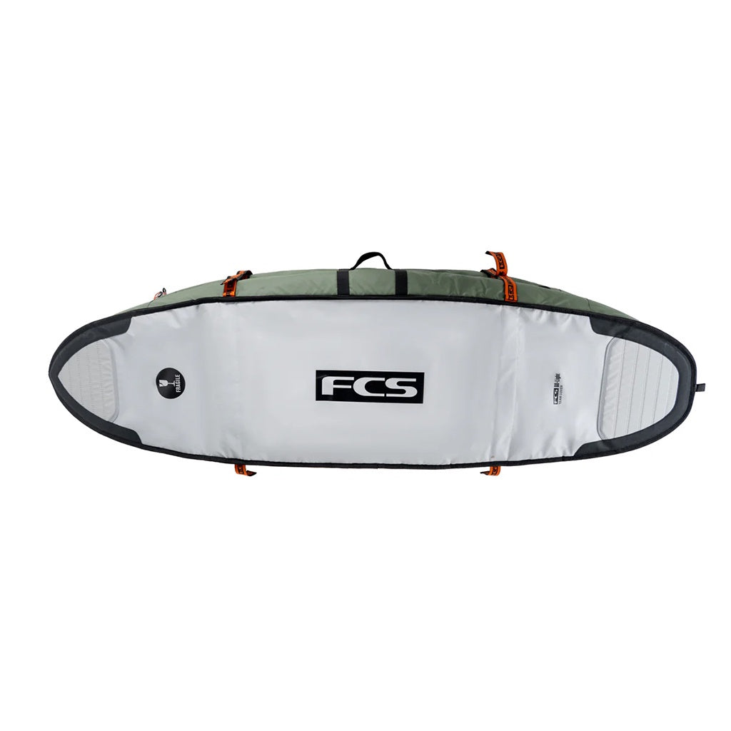 FCS | 6'7" GO-Light Travel 4 Shortboard / Fish Quad Wheelie Surfboard Cover