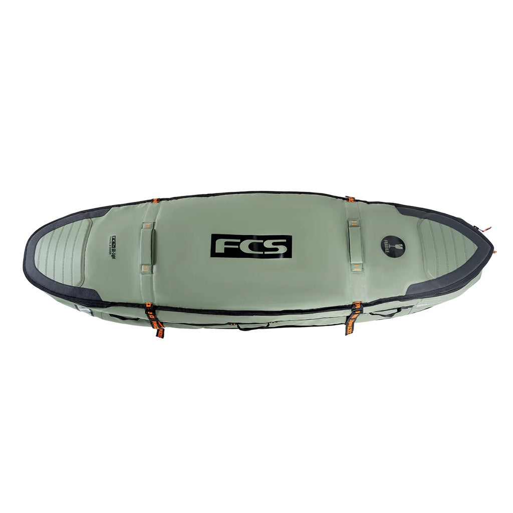 FCS | 7'0" GO-Light Travel 3 Shortboard / Fish Triple Wheelie Surfboard Cover