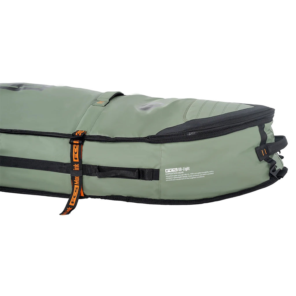 FCS | 7'0" GO-Light Travel 3 Shortboard / Fish Triple Wheelie Surfboard Cover