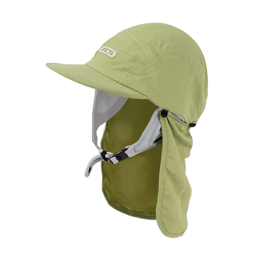 FCS | Essential Legionnaire UPF50+ Surf Cap. Eucalyptus