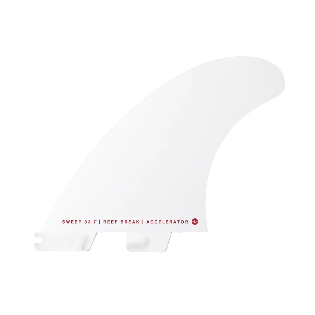 FCS2 | Accelerator PC Large Tri Fin Set. White Edition