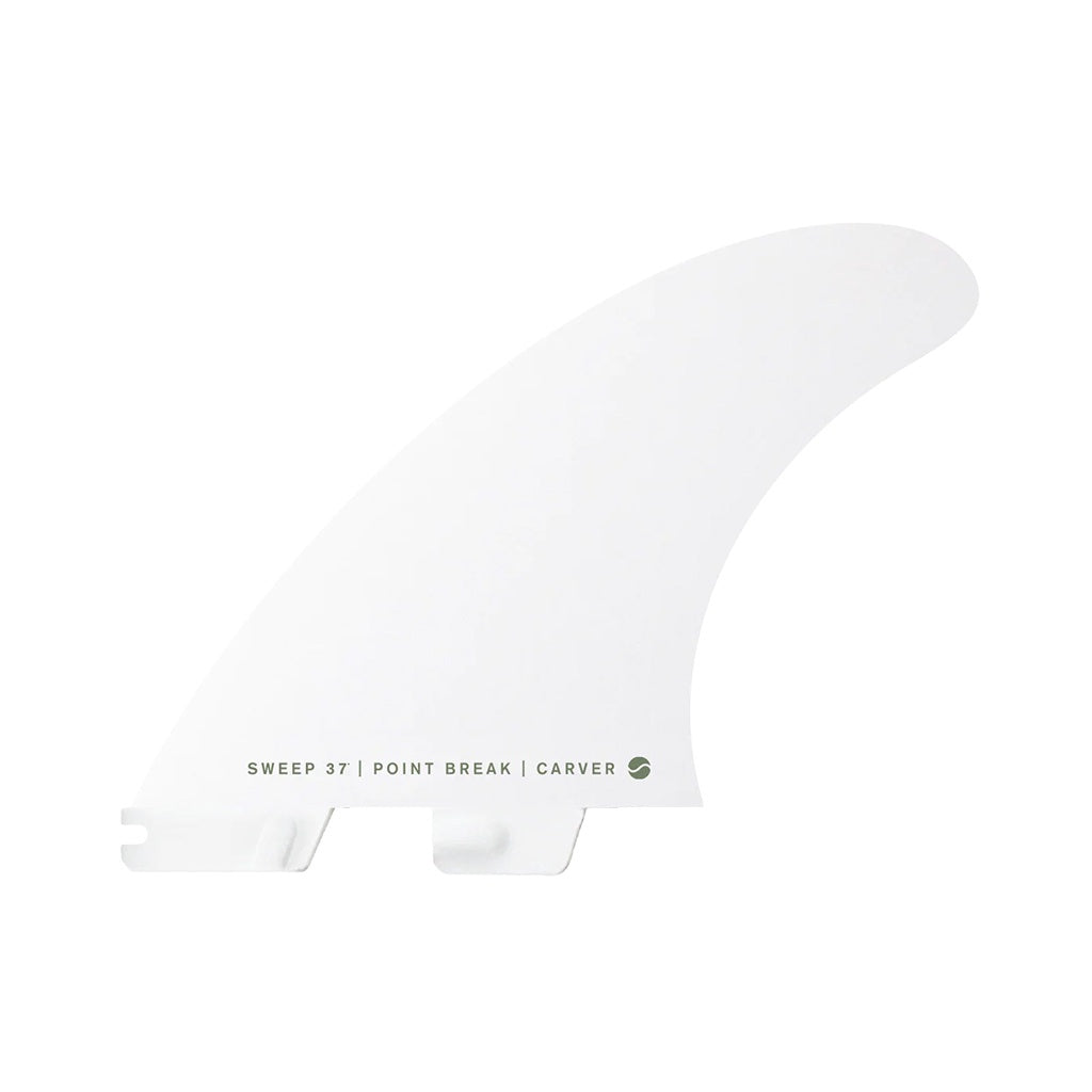 FCS2 | Carver PC Large Tri Fin Set. White Edition