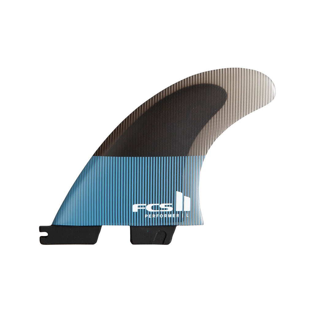 FCS2 | Performer PC Large Quad Rear Side Fin Set. Tranquil Blue