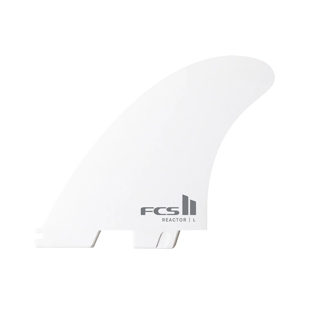 FCS2 | Reactor PC Large Tri Fin Set. White Edition
