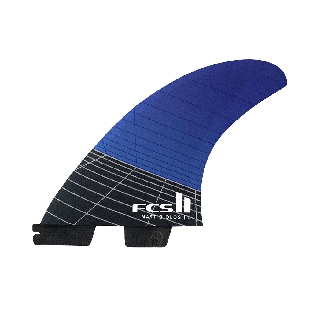 FCS2 x Matt Biolis | MB Carver PCC AirCore Large Tri Fin Set. Blue