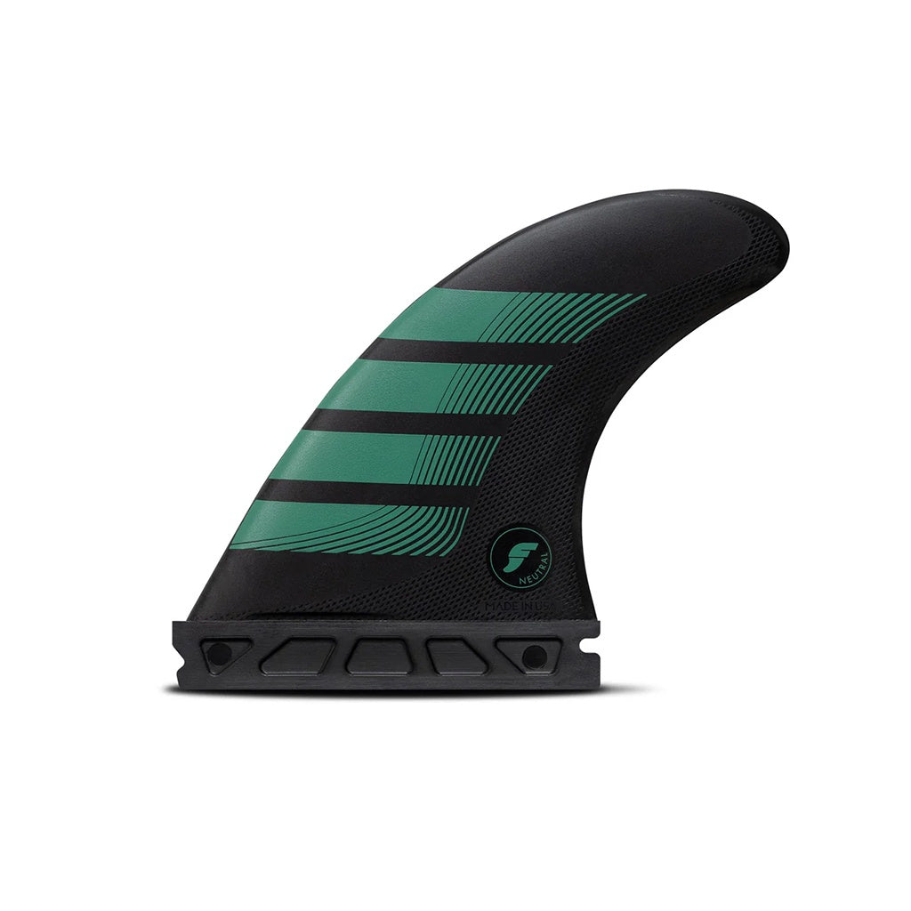 Futures | Alpha Neutral F6 Medium 5 Fin Set. Carbon / Teal