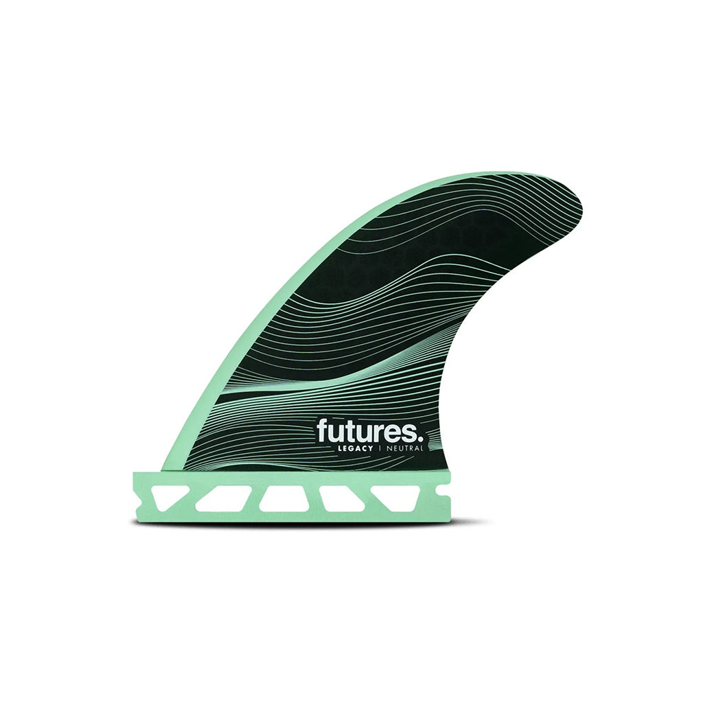 Futures | Legacy Neutral Honeycomb F3 X-Small / Grom Tri Fin Set. Green