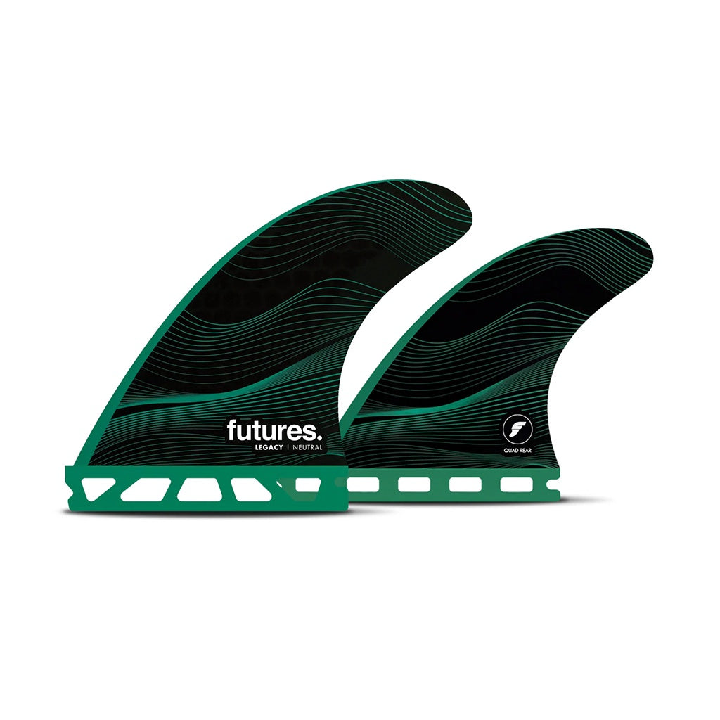 Futures | Legacy Neutral Honeycomb F6 Medium 5 Fin Set. Green
