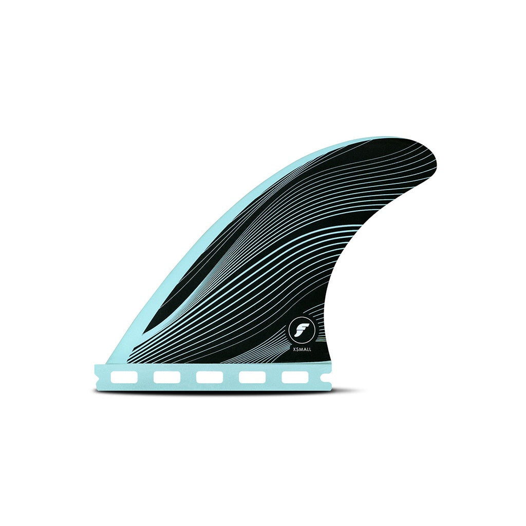 Futures | Legacy Rake Honeycomb R3 X-Small / Grom Tri Fin Set. Blue