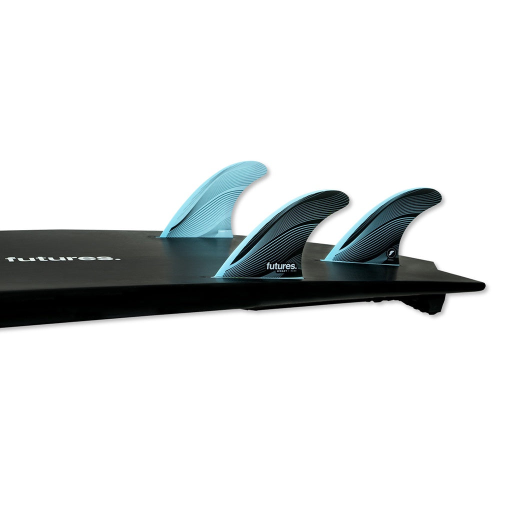 Futures | Legacy Rake Honeycomb R3 X-Small / Grom Tri Fin Set. Blue