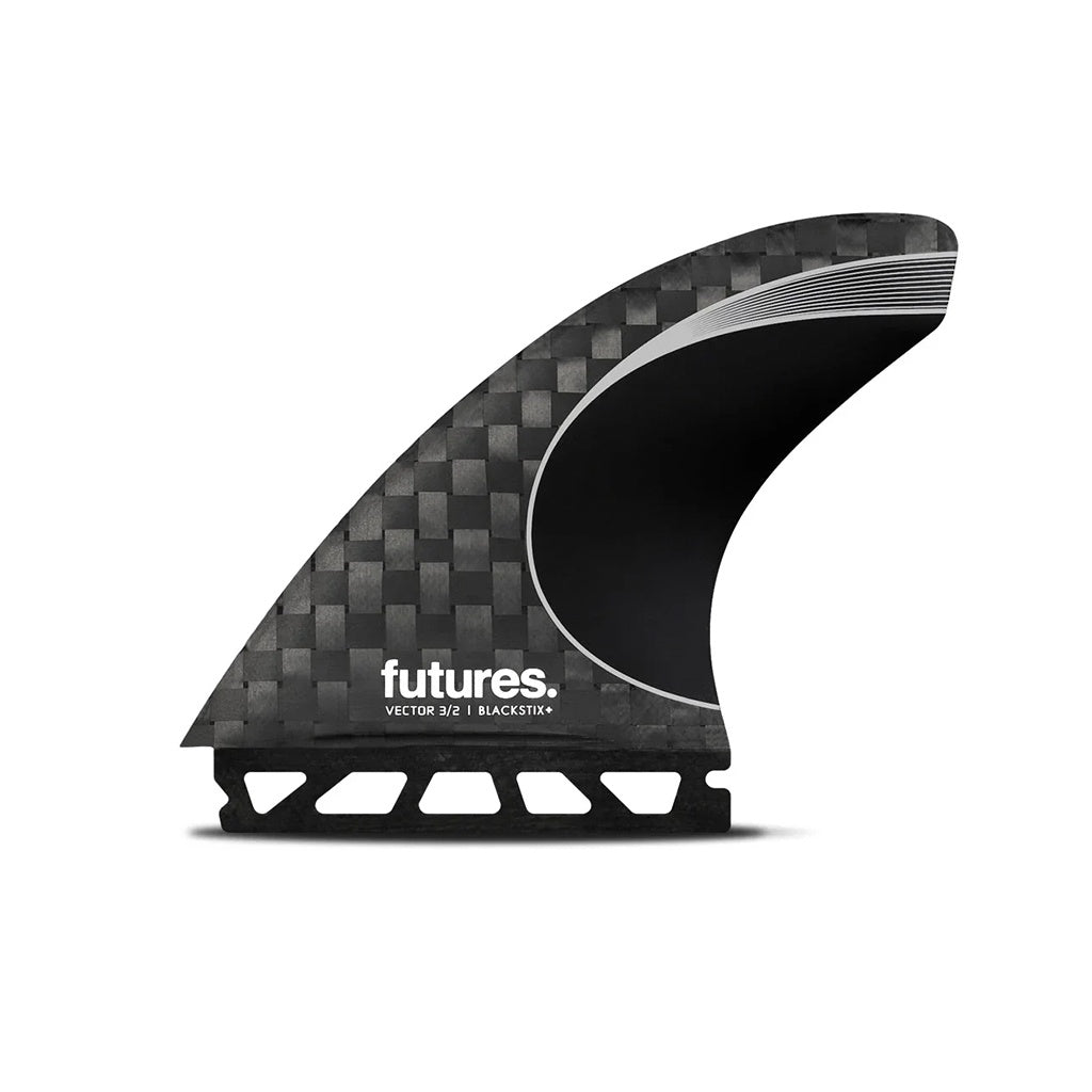 Futures | Vector 3/2 Blackstix+ Large Tri Fin Set