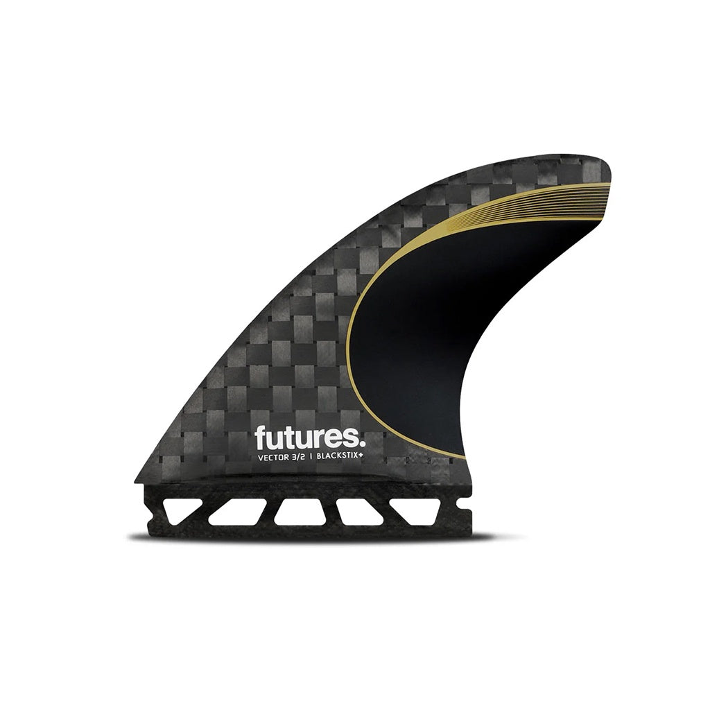 Futures | Vector 3/2 Blackstix+ Medium Tri Fin Set
