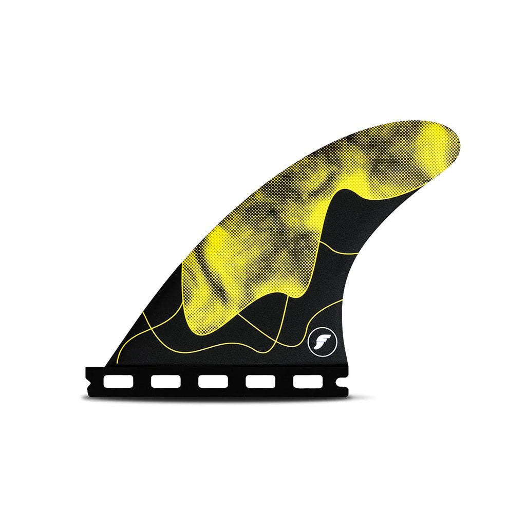 Futures x Jack Robinson | JR Signature Honeycomb Grom / X-Small Tri Fin Set. Yellow