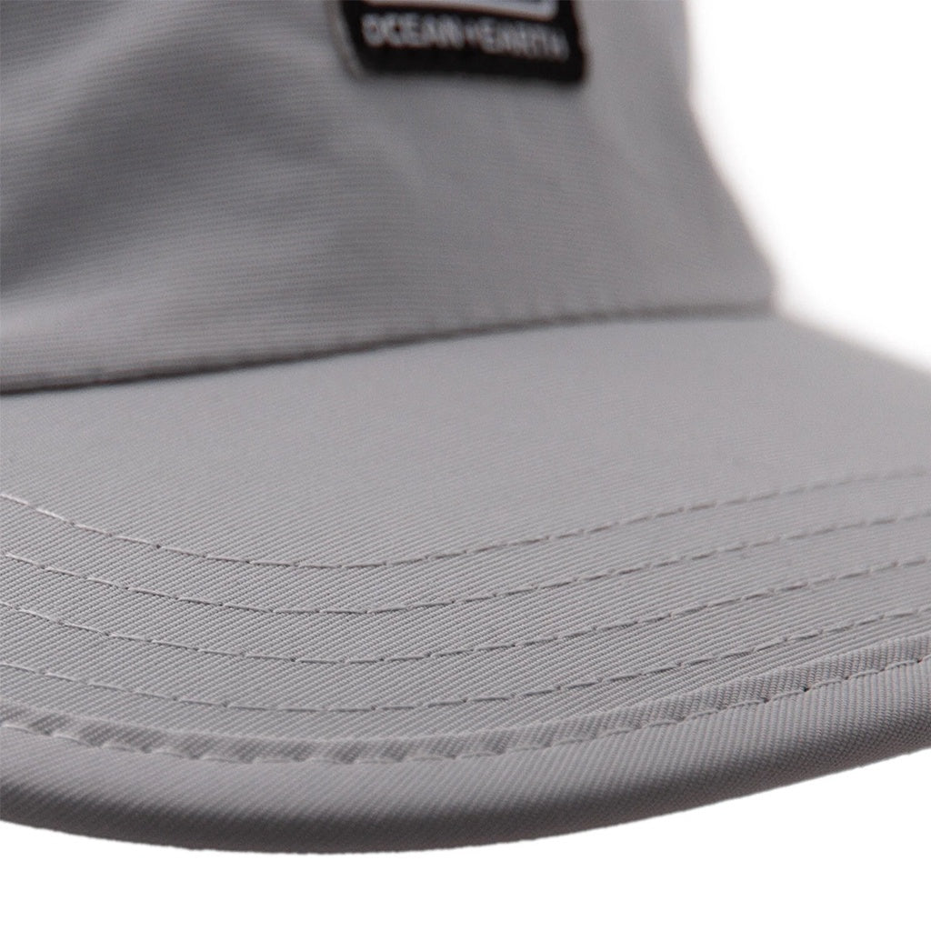 Ocean & Earth | Indo 5 Panel Legionnaire Stiff Peak UPF50+ Surf Cap. Grey