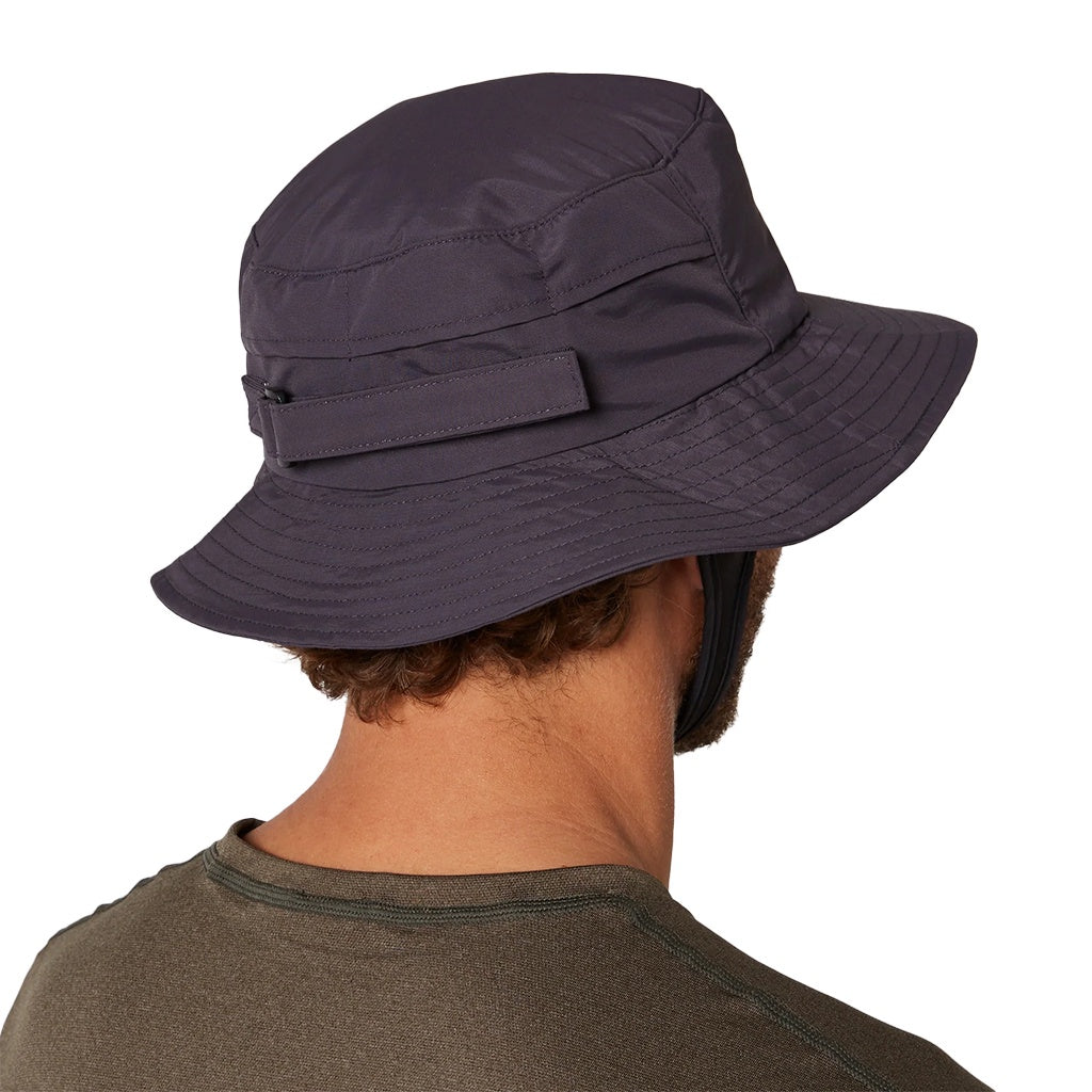 Ocean & Earth | Mens Indo Stiff Peak UPF50+ Surf Hat. Charcoal