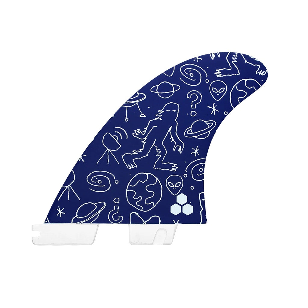 FCS2 x Channel Islands | CI Solution Reactor PC Medium Tri Fin Set